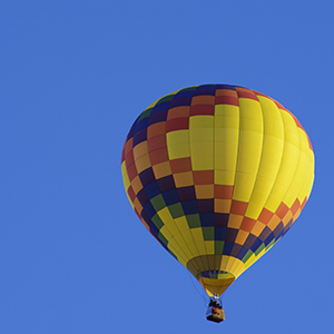 hot air balloon sky