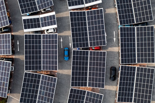 solar panel car park