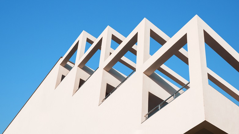 stepped building